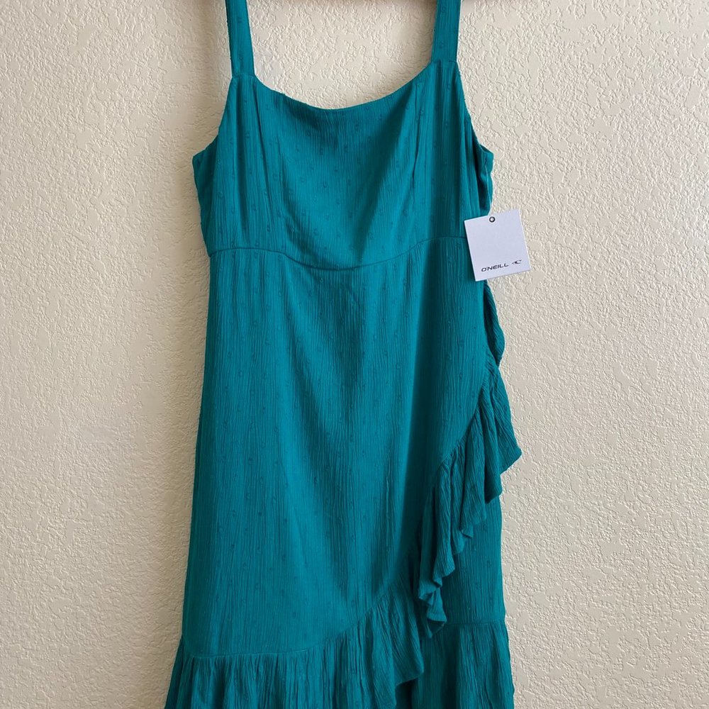O'Neill Colinda Dress Green/Tidepool Size US Medium